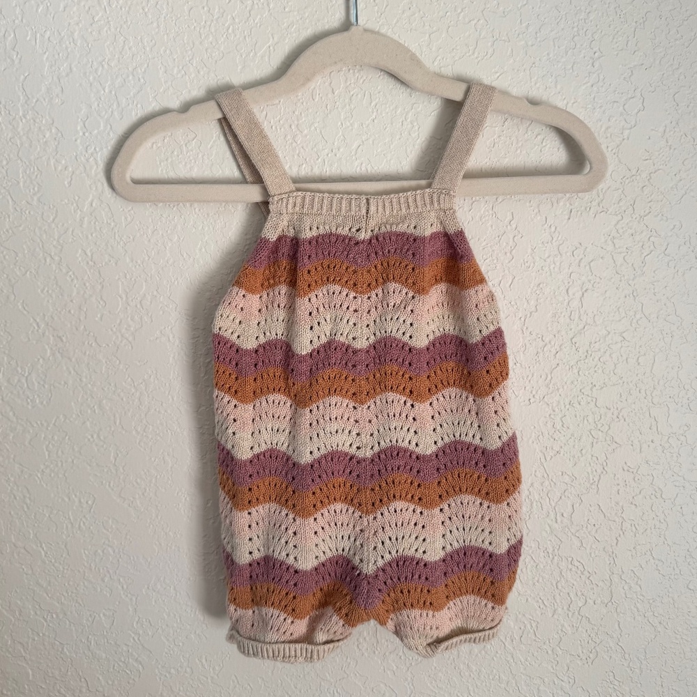 Zara Girls Crocheted Romper